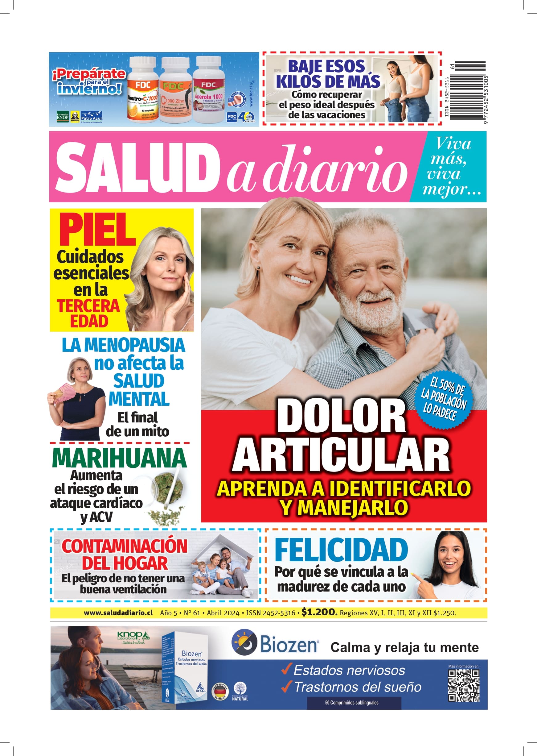 Portada Salud a Diario Abril SALUD A DIARIO 55